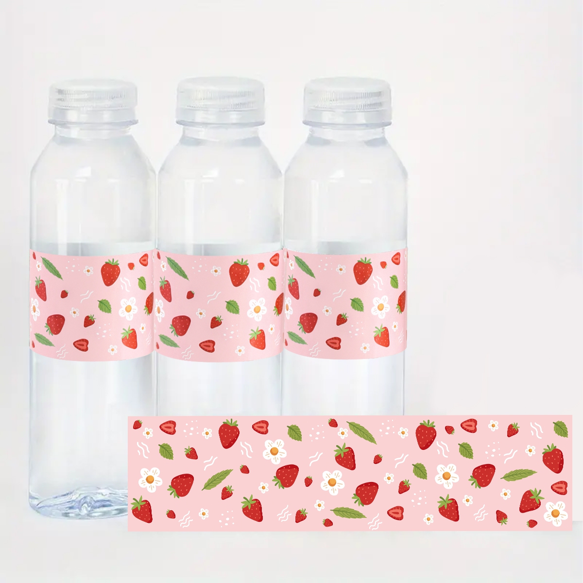 10pcs Strawberry Water Bottle  - Science Of Happiness 评论和价格