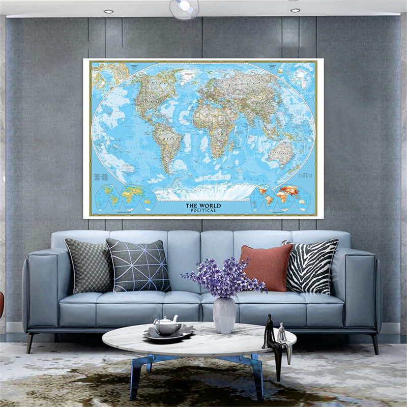 English World Map Poster Class - Star Map Poster 评论和价格