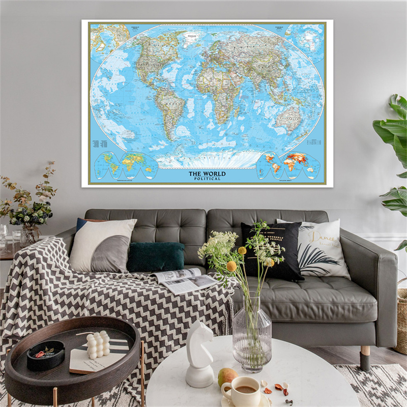 English World Map Poster Class - Star Map Poster 评论和价格