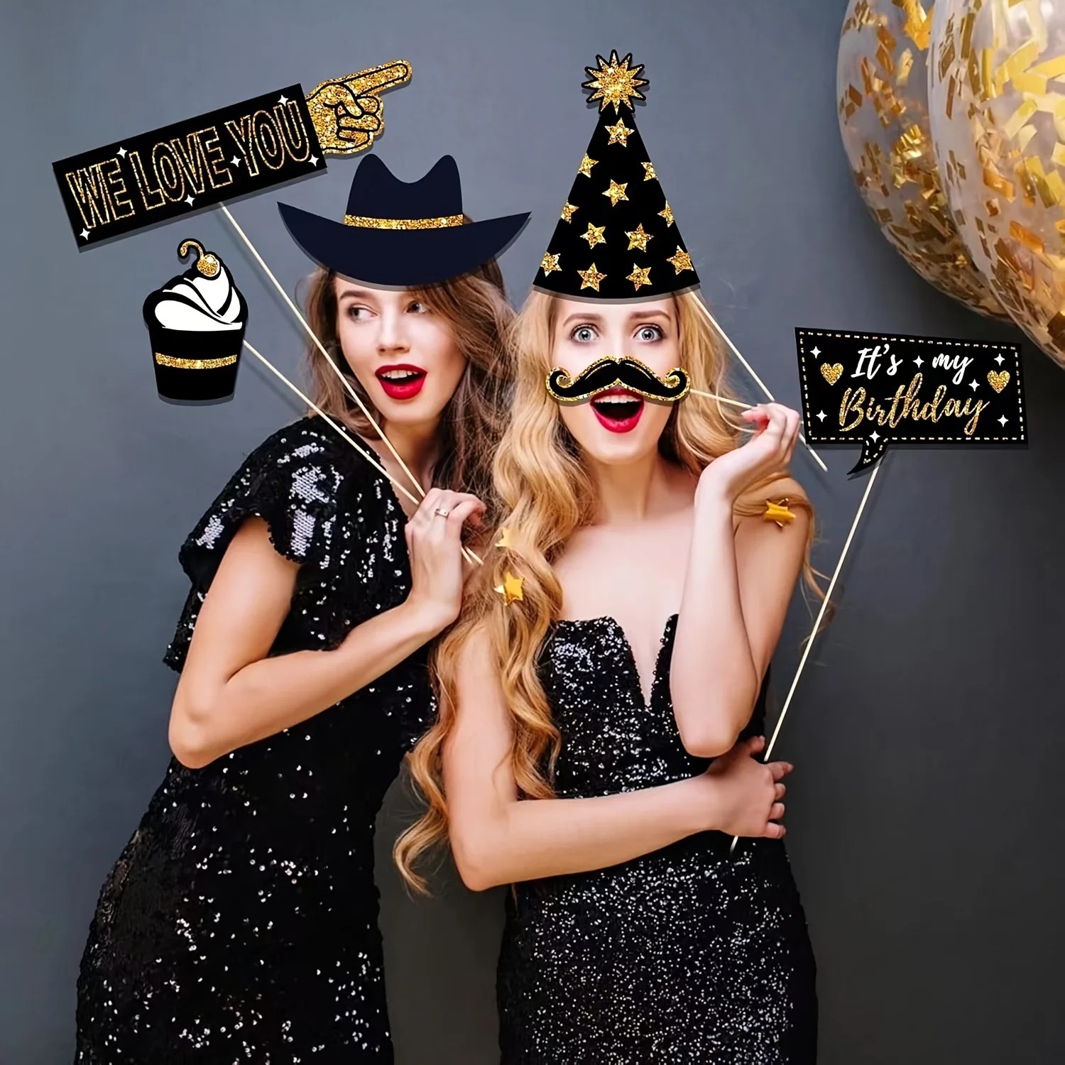 36pcs of Birthday Photo Booth  - Science Of Happiness 评论和价格