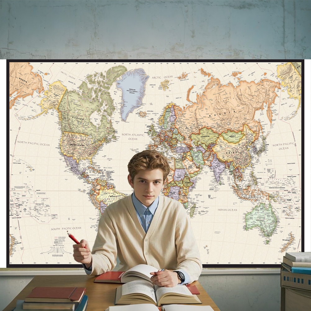 127x81cm/50x32inch Vintage Wor - Star Map Poster 评论和价格