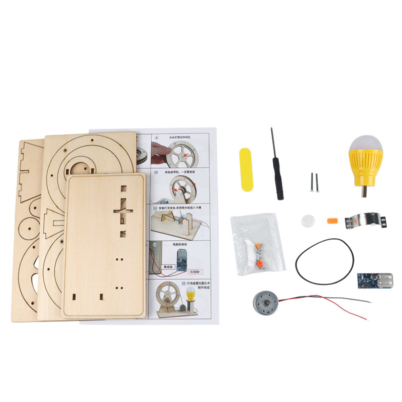 Wooden Hand Generator Kids Sci - Science And Invention 评论和价格