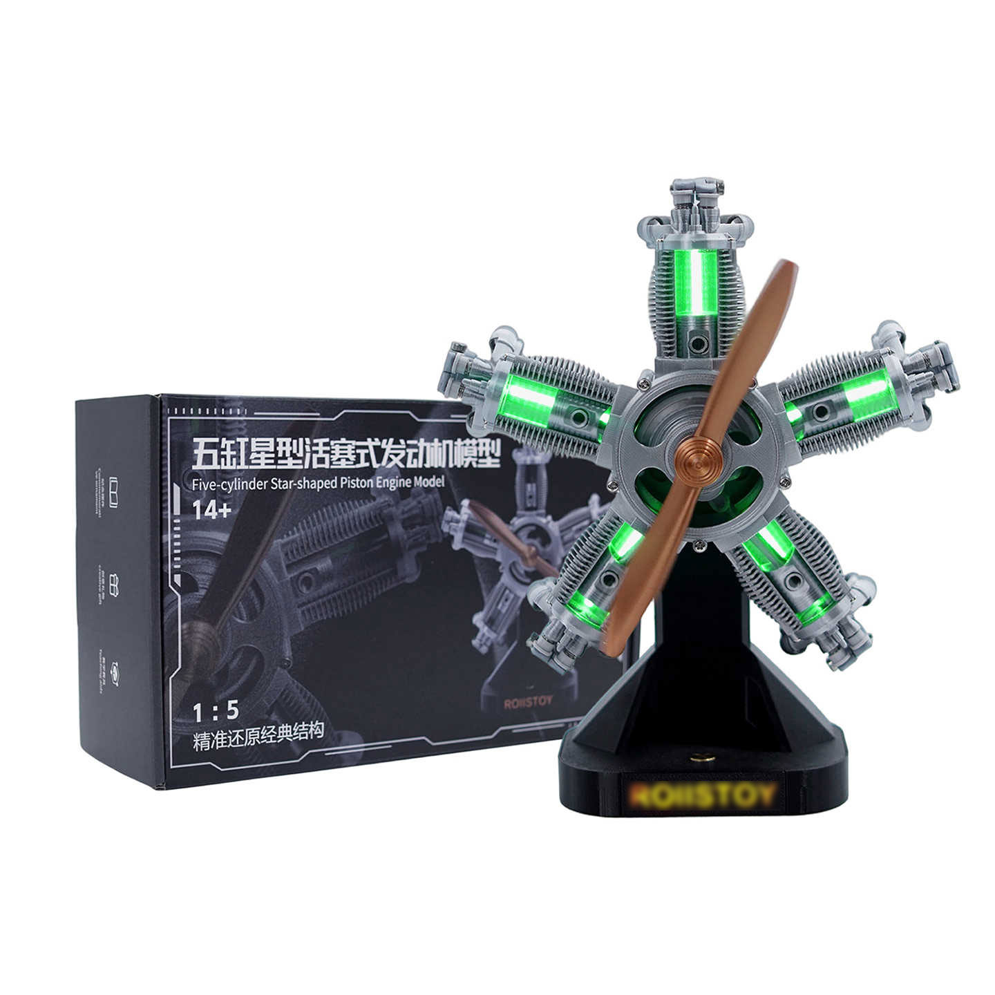 1:5 Scale 5-Cylinder 4-Stroke  - Hobby Is Science 评论和价格