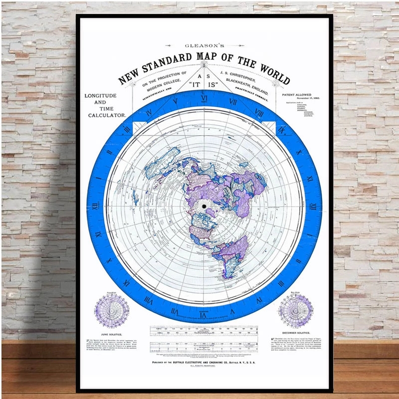 Poster And Prints 1892 Flat Ea - Star Map Poster 评论和价格