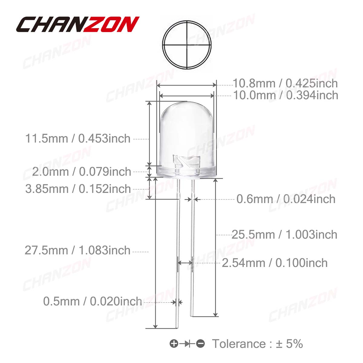 10pcs 10mm IR LED Emitting Dio - Hobby Is Science 评论和价格