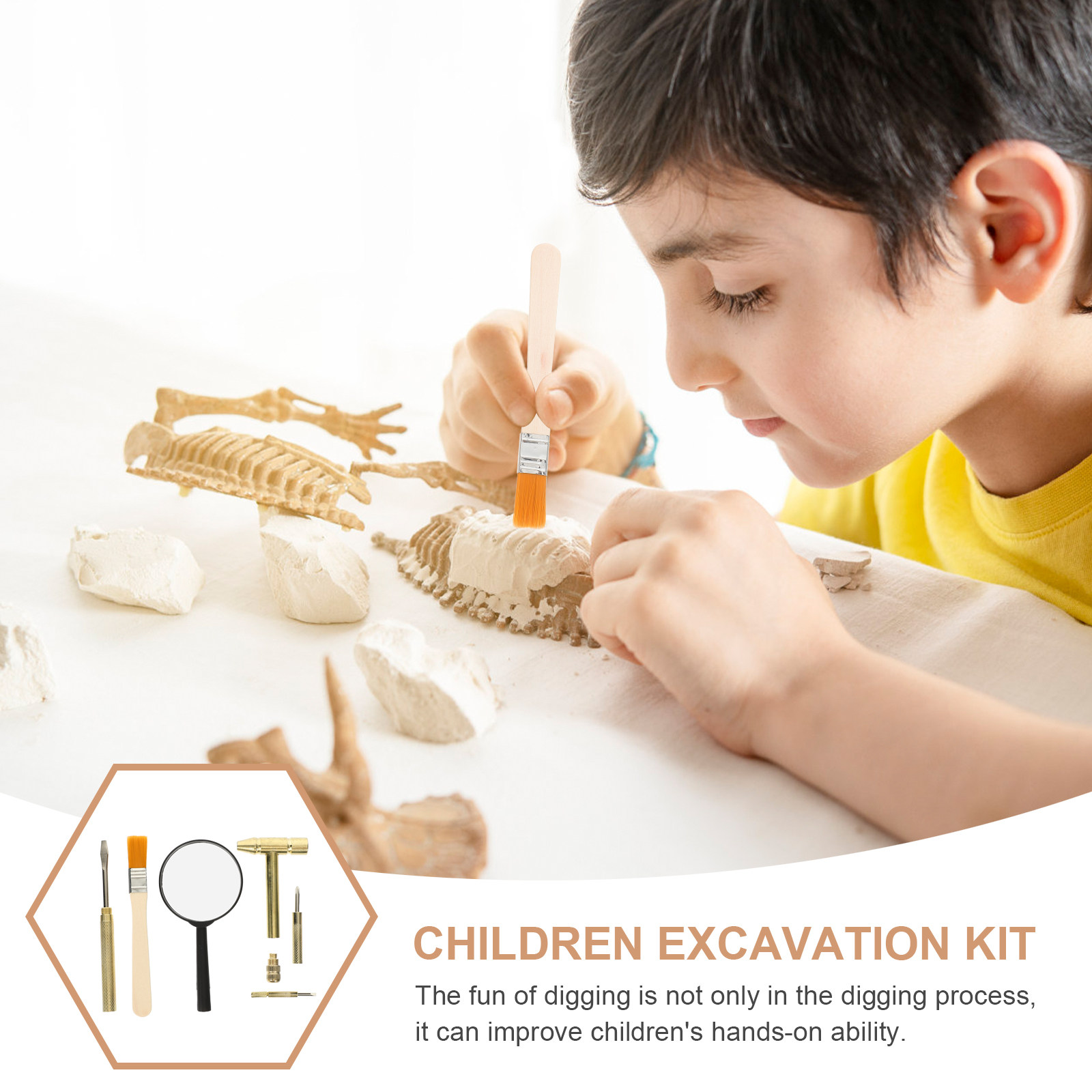 1Set Kid Excavation Tool Set S - Science Kit 评论和价格