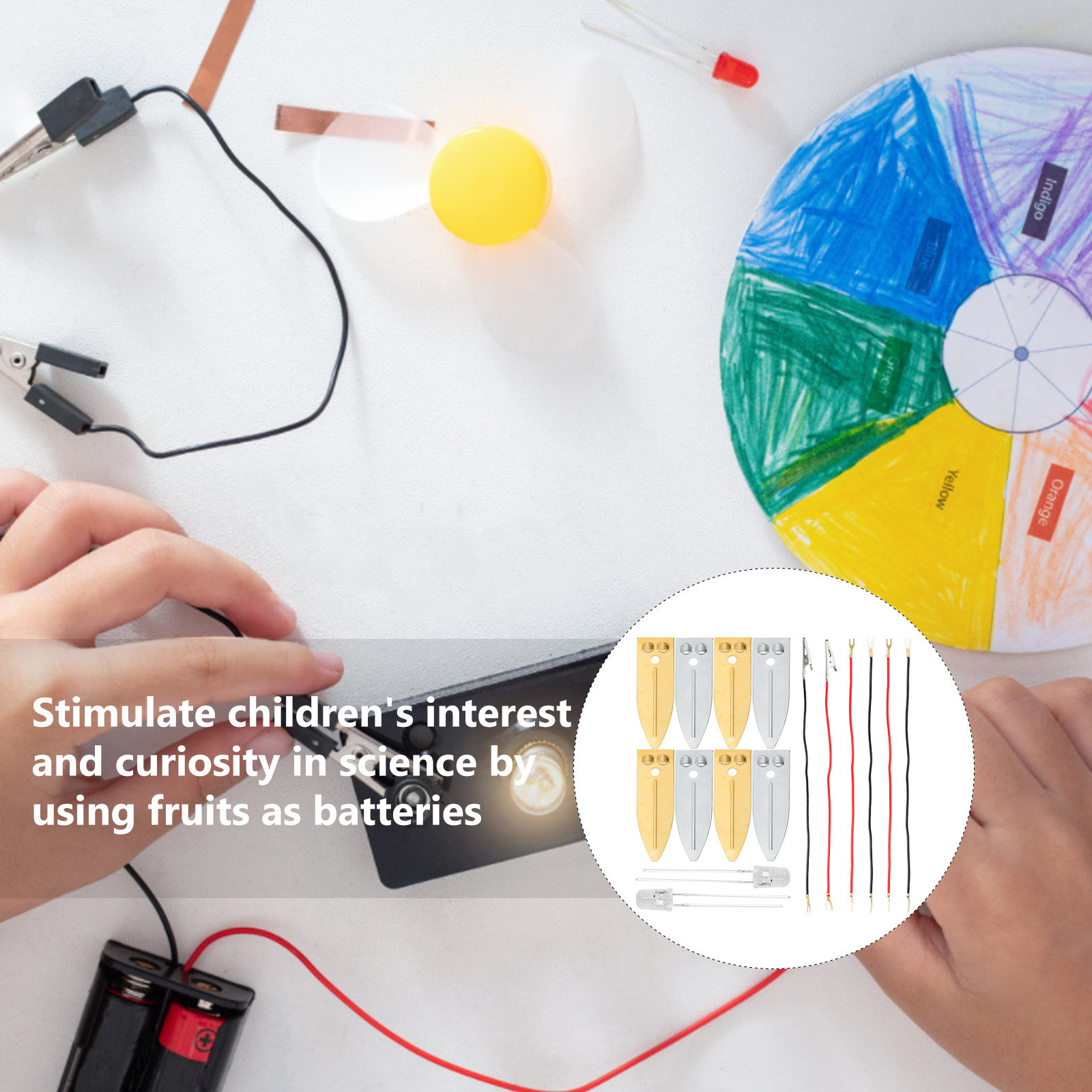 1Set Potato Battery Science Ki - Science Kit 评论和价格