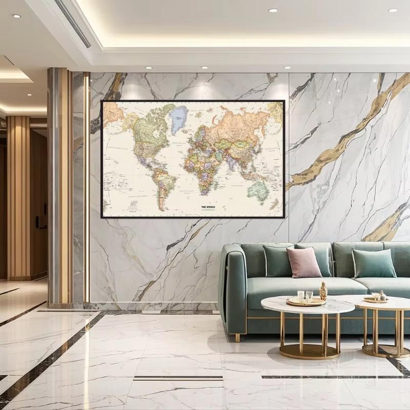 Vintage Hanging Poster World M - Star Map Poster 评论和价格